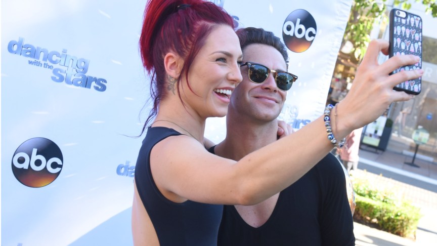Sharna Burgess and Sasha Farber