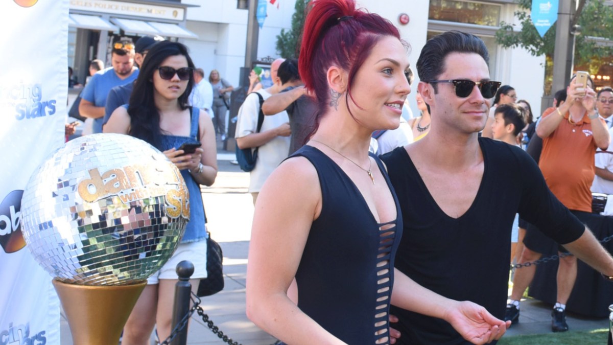 Sharna Burgess and Sasha Farber