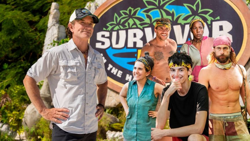 Jeff Probst, Aubry Bracco, Joe Hunter, Rizo Velovic, Tiffany, Jonathan Young