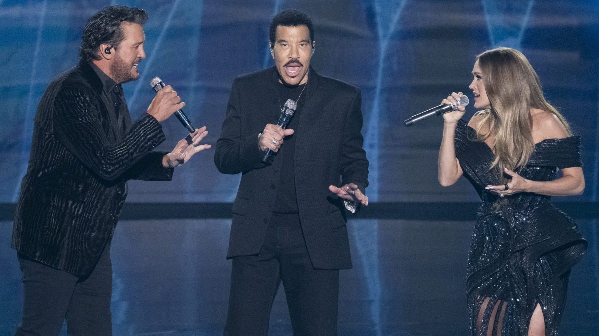 Luke Bryan, Lionel Richie, Carrie Underwood