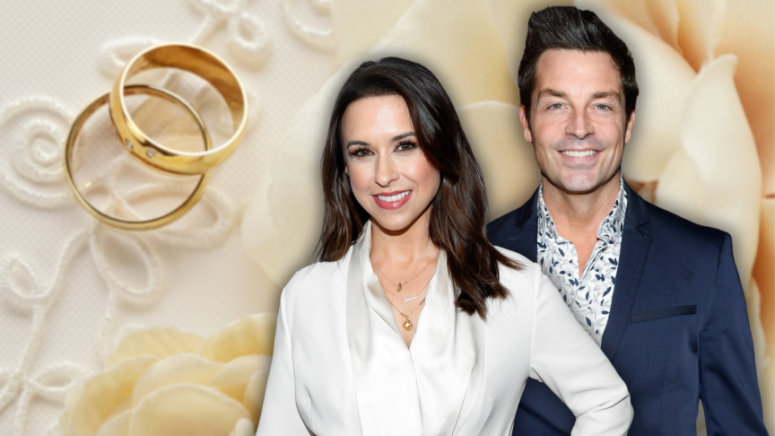 Lacey Chabert and Brennan Elliott
