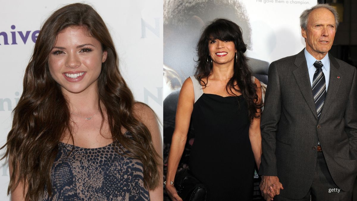 Clint Eastwood, Dina Eastwood, and their daughter Morgan Eastwood