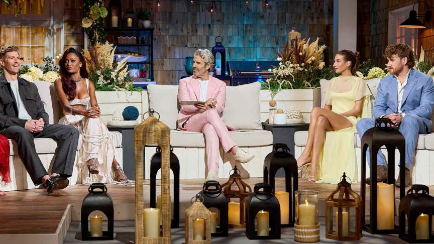 Andy Cohen and the cast of "Summer House" at the season 10 reunion