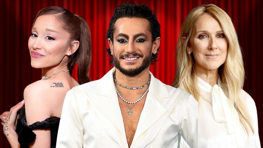 Ariana Grande, Frankie Grande, Celine Dion