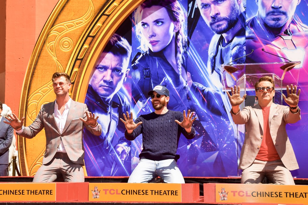 The Cast of "Avengers: Endgame" at the TLC Chinese Theatre.