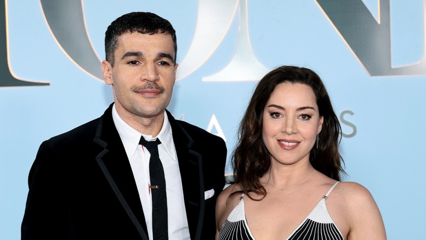 Christopher Abbott and Aubrey Plaza attend the 2026 Tony Awards