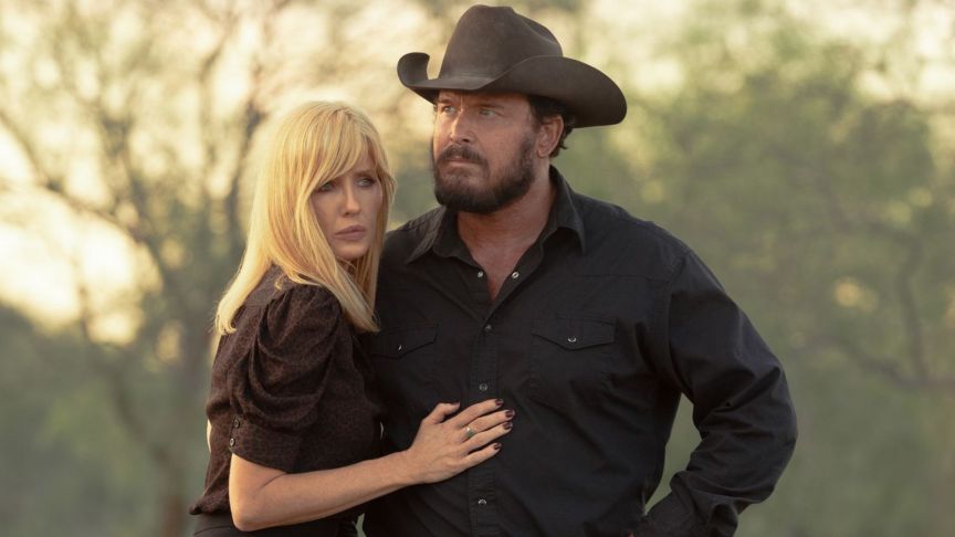 Dutton Ranch stars Kelly Reilly and Cole Hauser