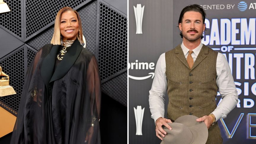 Queen Latifah and Riley Green
