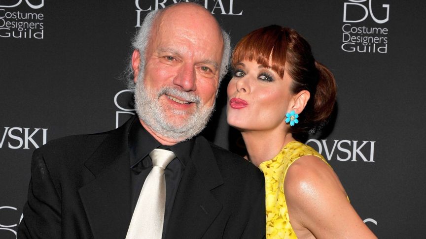 Debra Messing and James Burrows
