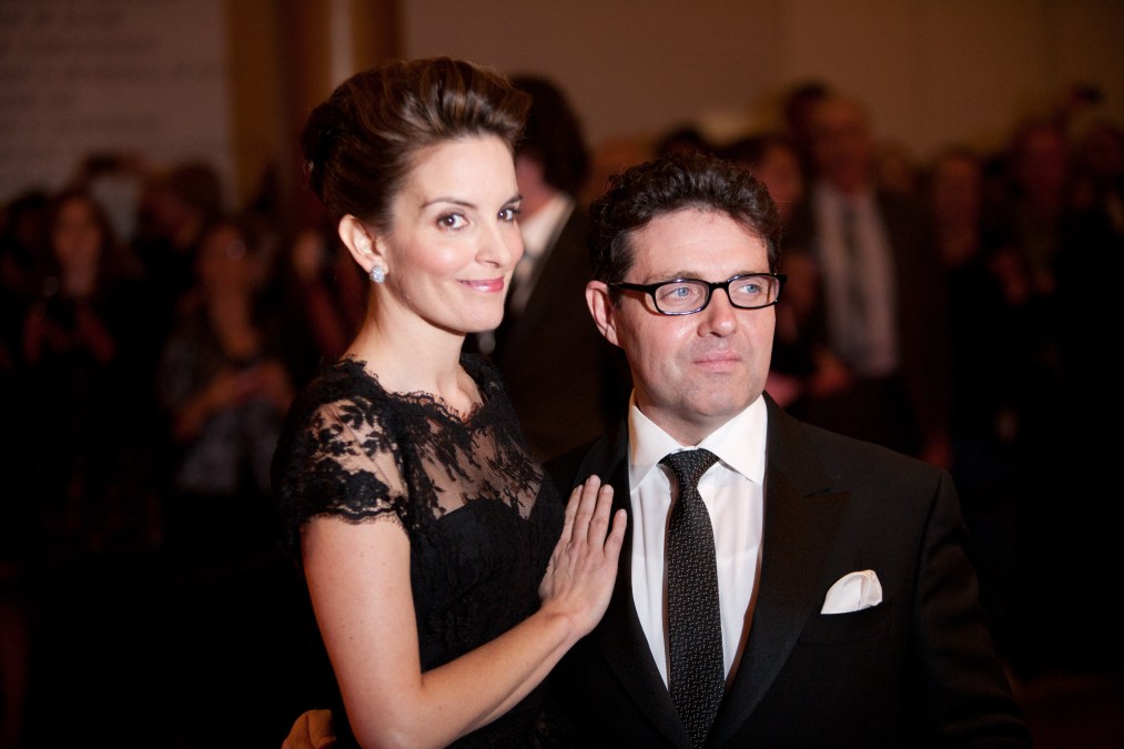 Comedian Tina Fey and her husband Jeff Richmond 