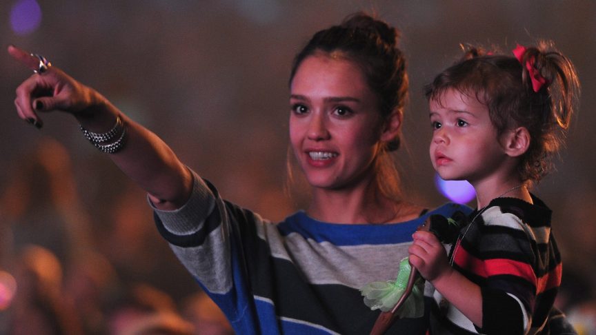 Jessica Alba with Honor in 2010.