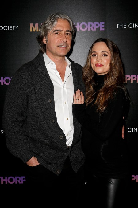 Eliza Dushku (R) with husband Peter Palandjian.
