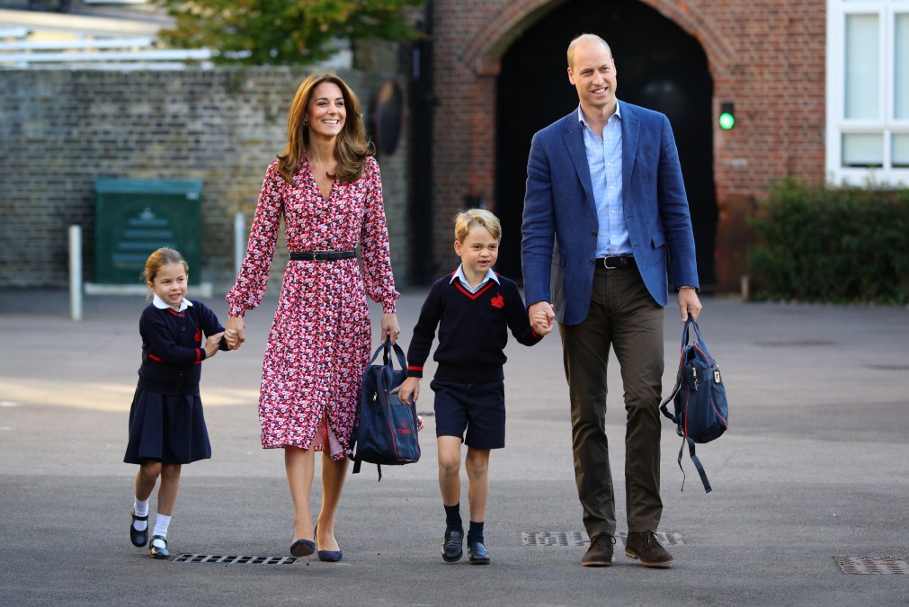 Prince George and his family.