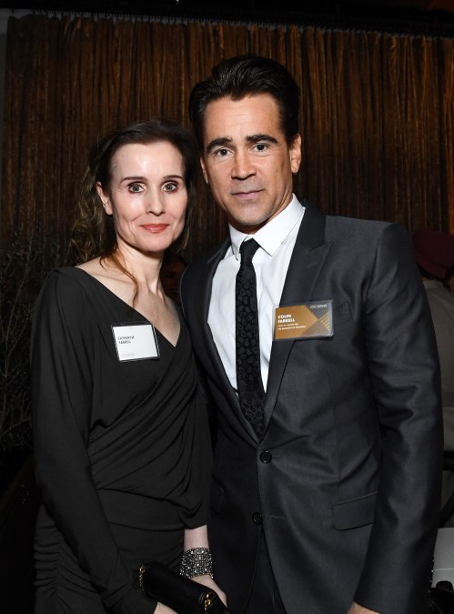 Catherine Farrell and Colin Farrell