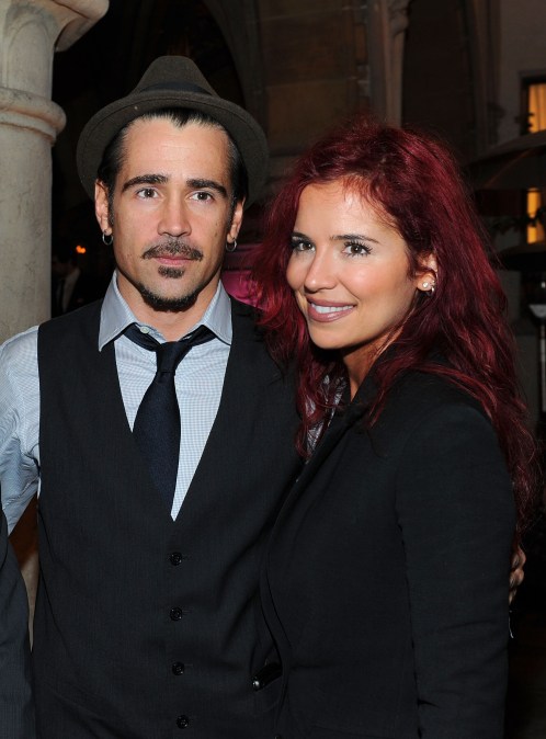 Colin Farrell and Claudine Farrell