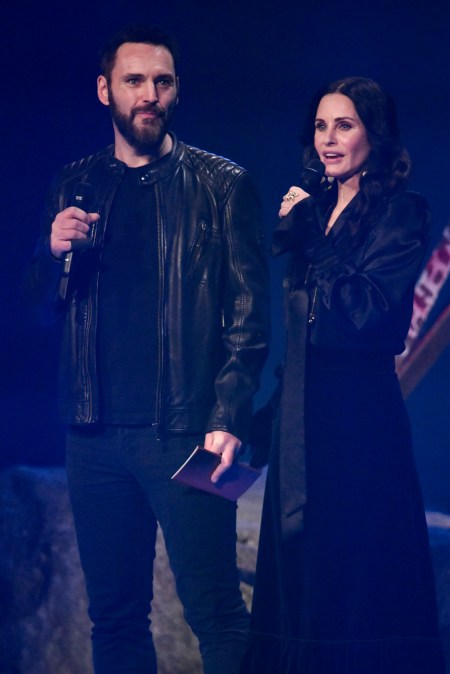 Johnny Mcdaid and Courtney Cox 