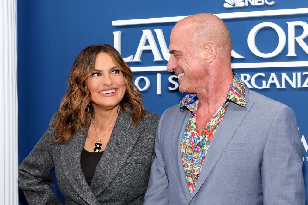 Mariska Hargitay and Christopher Meloni