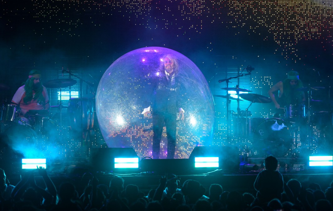 Wayne Coyne of The Flaming Lips.
