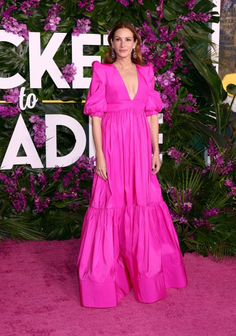 Julia Roberts at the premiere of "Ticket to Paradise" in 2022.