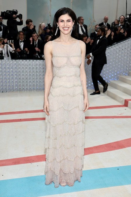 Alexandra Daddario at the Met Gala in 2023.