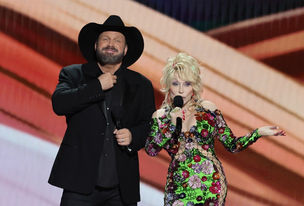 Garth Brooks and Dolly Parton