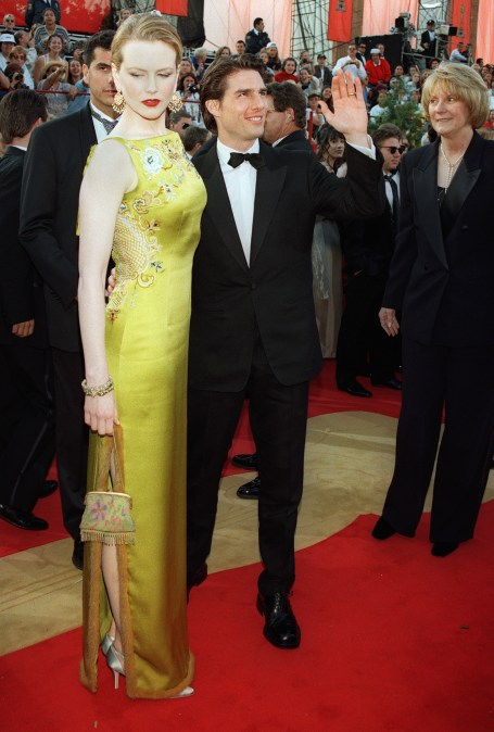 Nicole Kidman and Tom Cruise at the 69th Academy Awards in 1997.