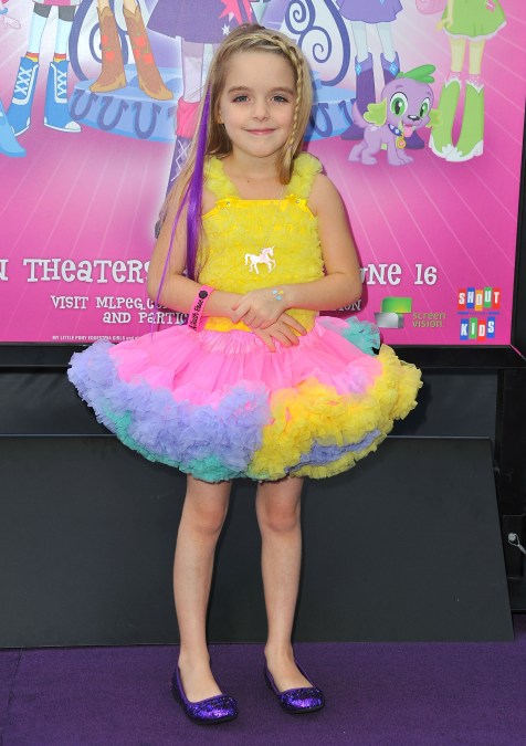 Mckenna Grace at the premiere of "My Little Pony Equestria Girls" in 2013.