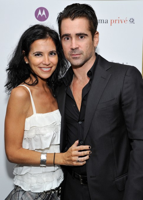 Claudine Farrell and Colin Farrell