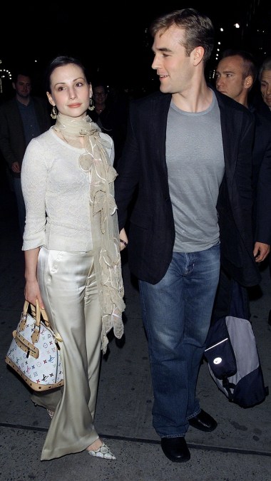 Heather McComb and James Van Der Beek.