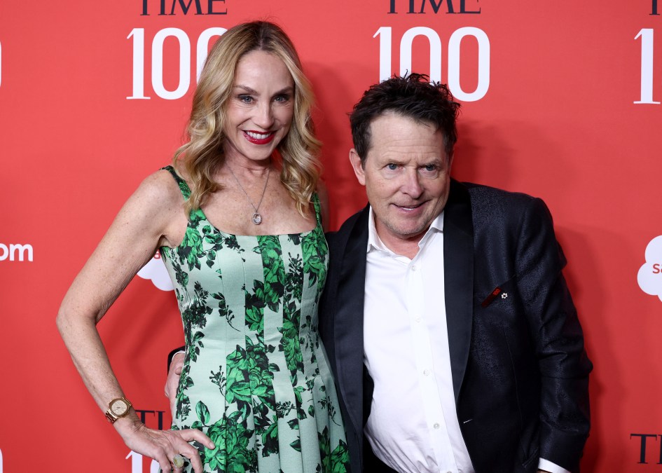 Tracy Pollan and Michael J. Fox.