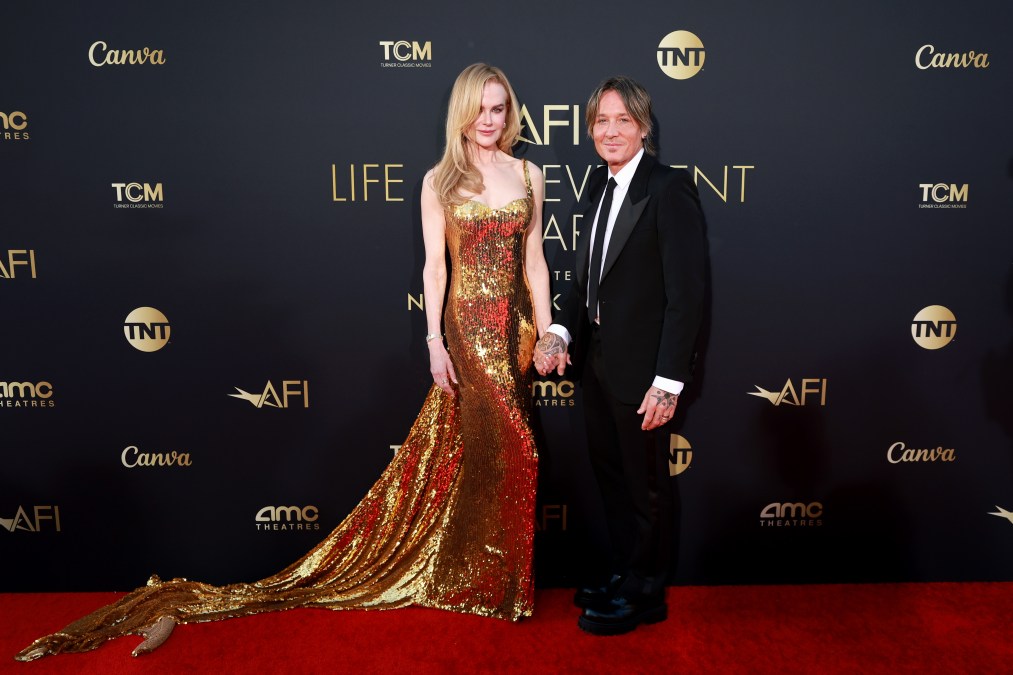 Nicole Kidman and Keith Urban at the 49th AFI Lifetime Achievement Award Gala in 2024.