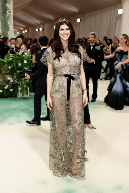 Alexandra Daddario at the Met Gala in 2024.