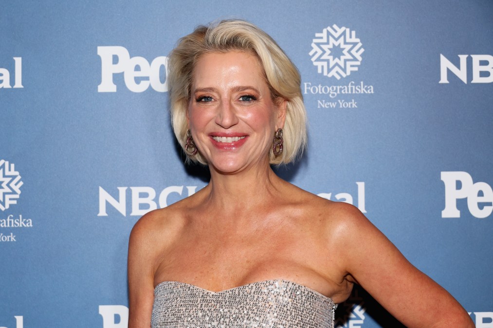 Dorinda Medley poses on the red carpet at the 2024 People and NBCUniversal Upfront in New York City.