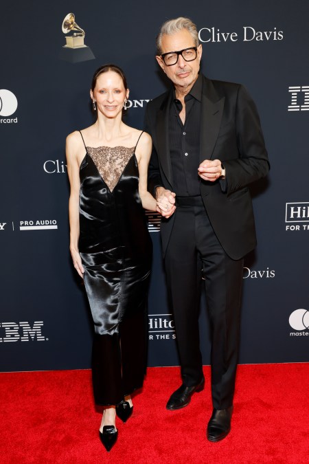 Emilie Livingston and Jeff Goldblum