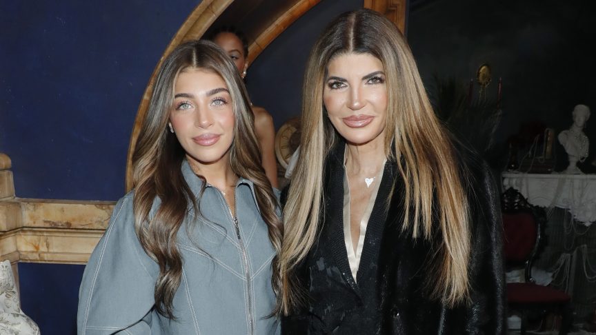 Gia Giudice and Teresa Giudice attend the ALICE + OLIVIA by Stacey Bendet Fall 2026 presentation in New York City.