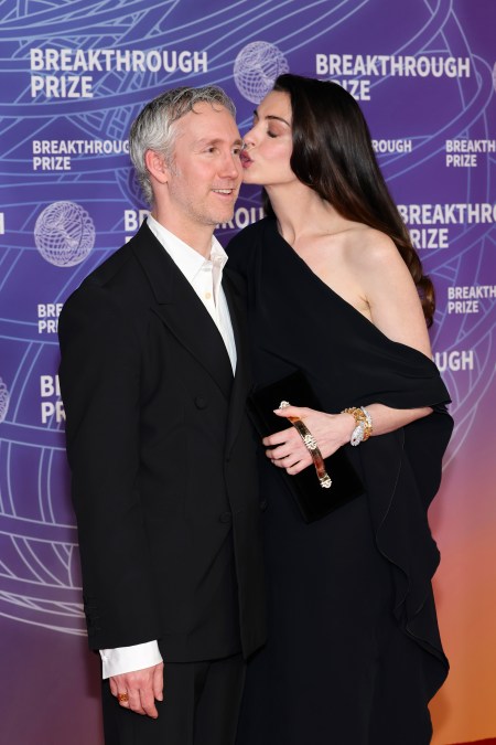 Anne Hathaway and Adam Shulman