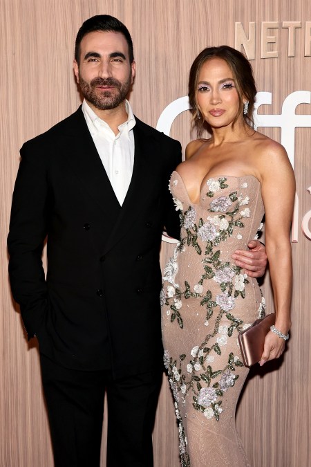 Brett Goldstein and Jennifer Lopez
