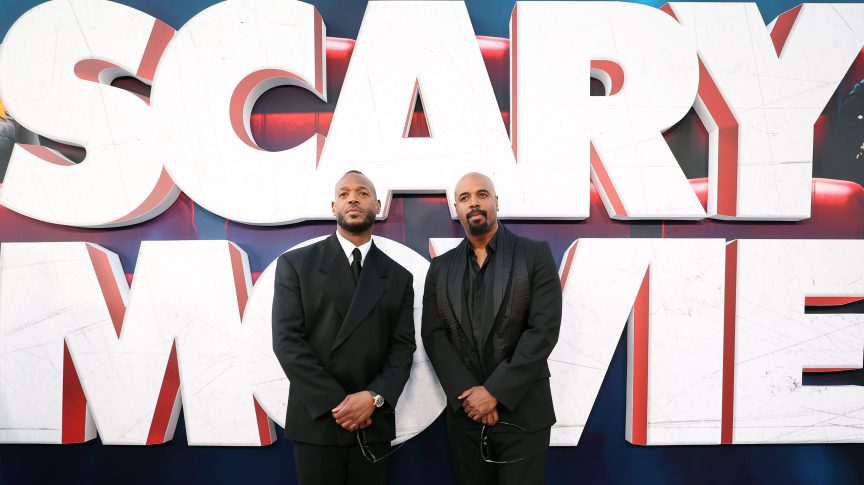 Marlon and Shawn Wayans at the "Scary Movie" premiere in 2026.