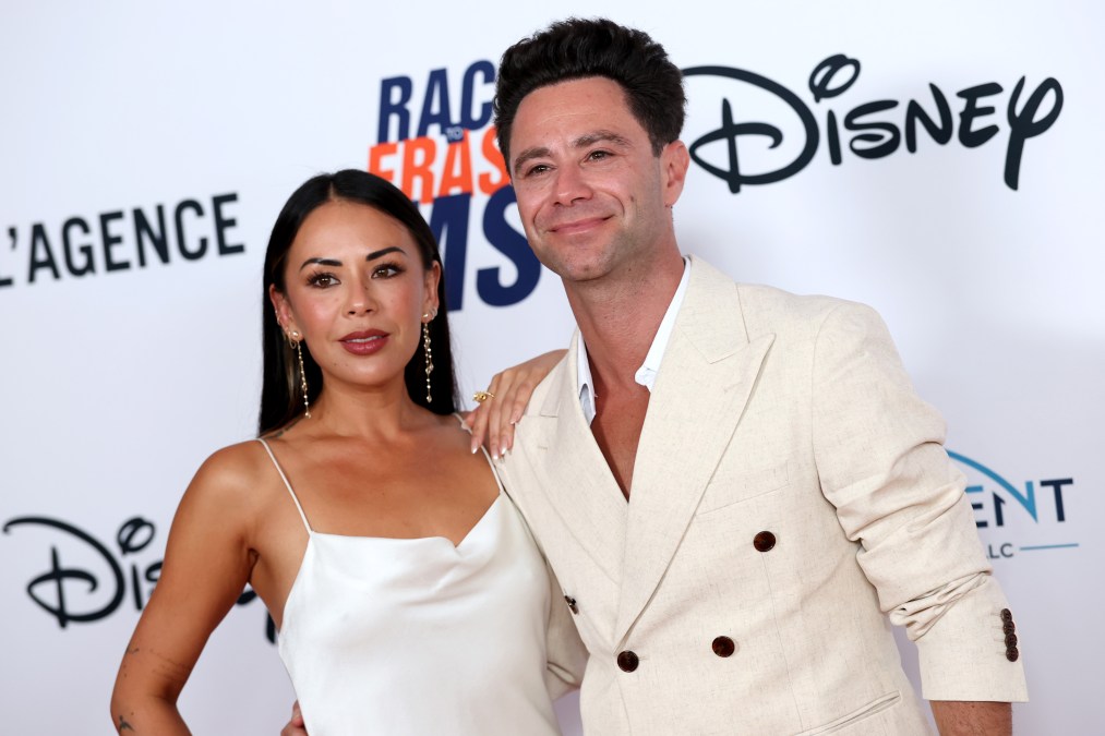 Janel Parrish and Sasha Farber
