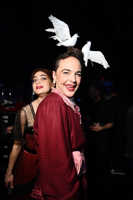 Melissa Barreraand Jim Parsons