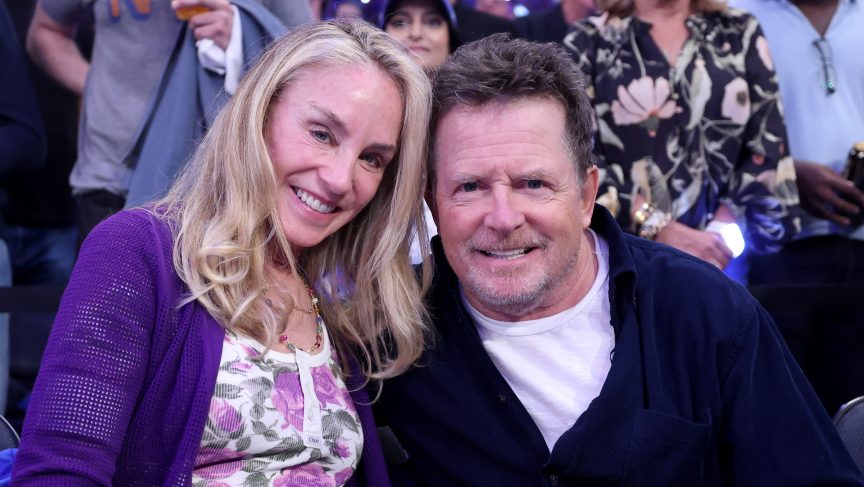 Tracy Pollan and Michael J. Fox.