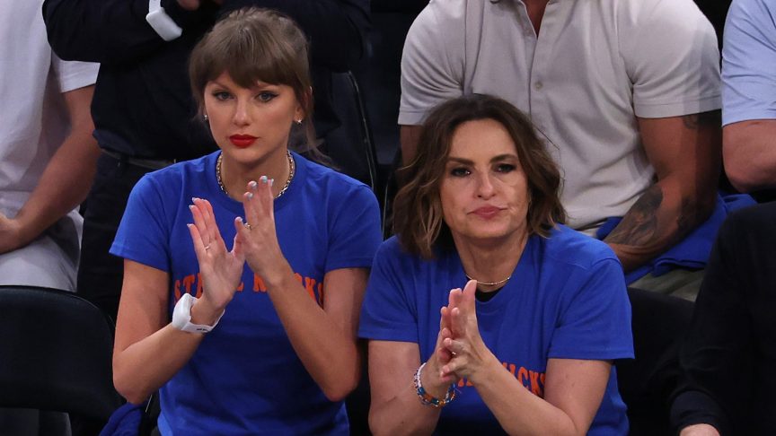 Taylor Swift and Mariska Hargitay at NBA Finals Game 4