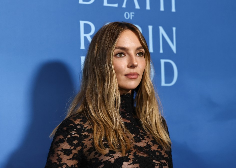 Jodie Comer at the premiere of "The Death of Robin Hood."
