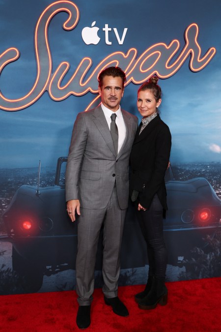 Colin Farrell and Claudine Farrell
