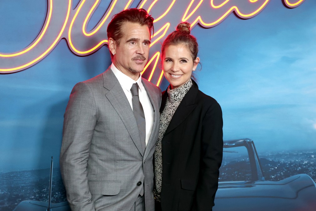 Colin Farrell and Claudine Farrell