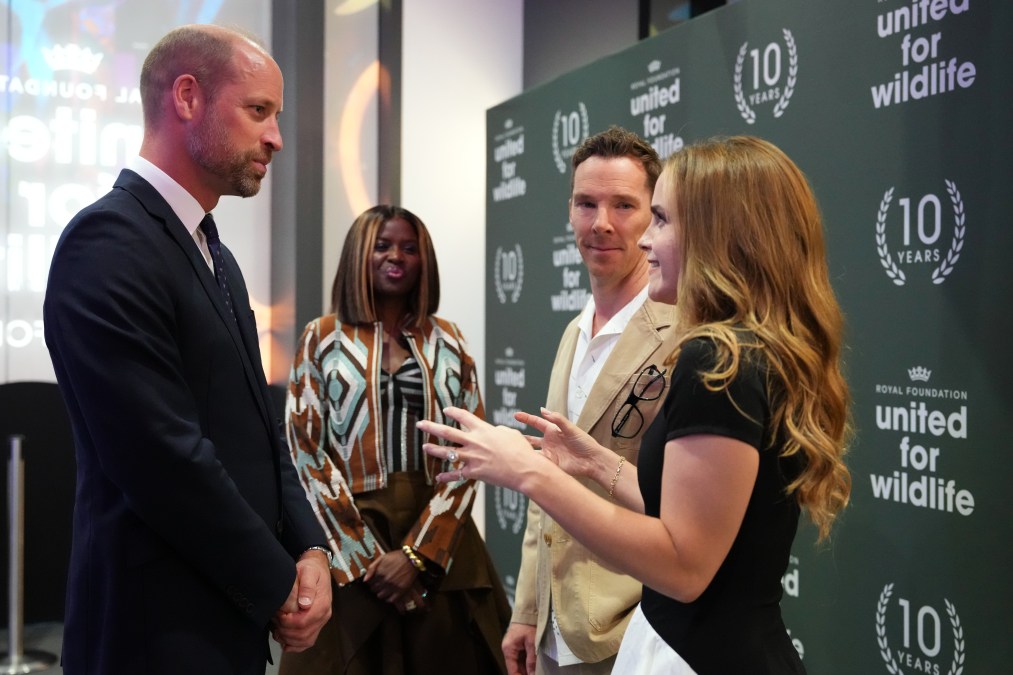 Prince William, June Sarpong, Benedict Cumberbatch and Emma Watson