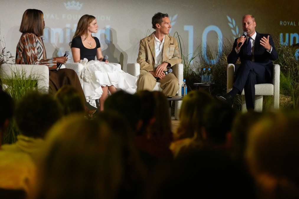 June Sarpong, Emma Watson, Benedict Cumberbatch and Prince William