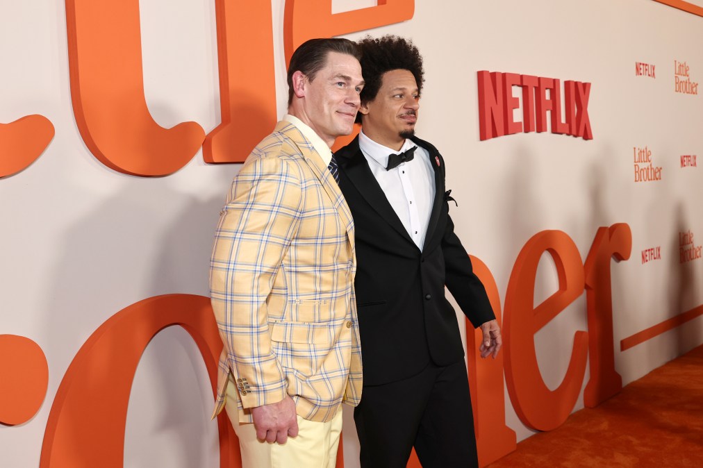 John Cena and Eric Andre at the Little Brother Premiere
