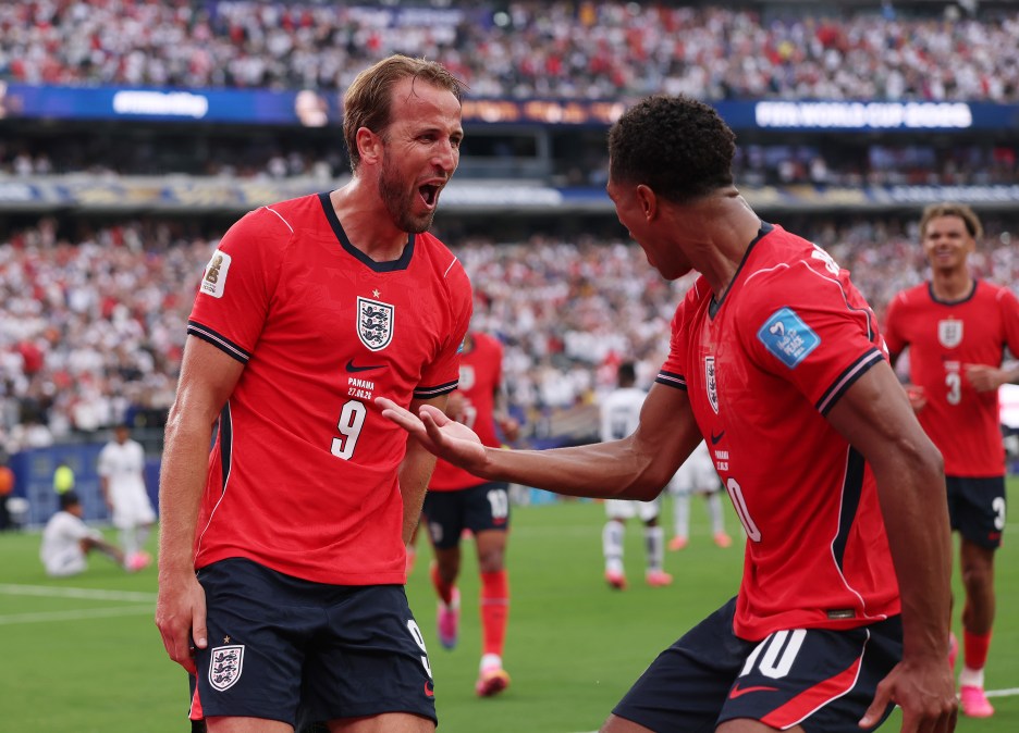The picture of Harry Kane and Jude Bellingham shared by Beckham.