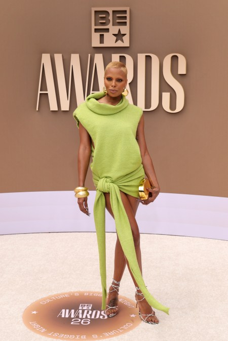 Eva Marcille on the 2026 BET Awards red carpet.